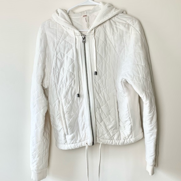 Free People Jackets & Blazers - Free People Quilted Hooded Jacket